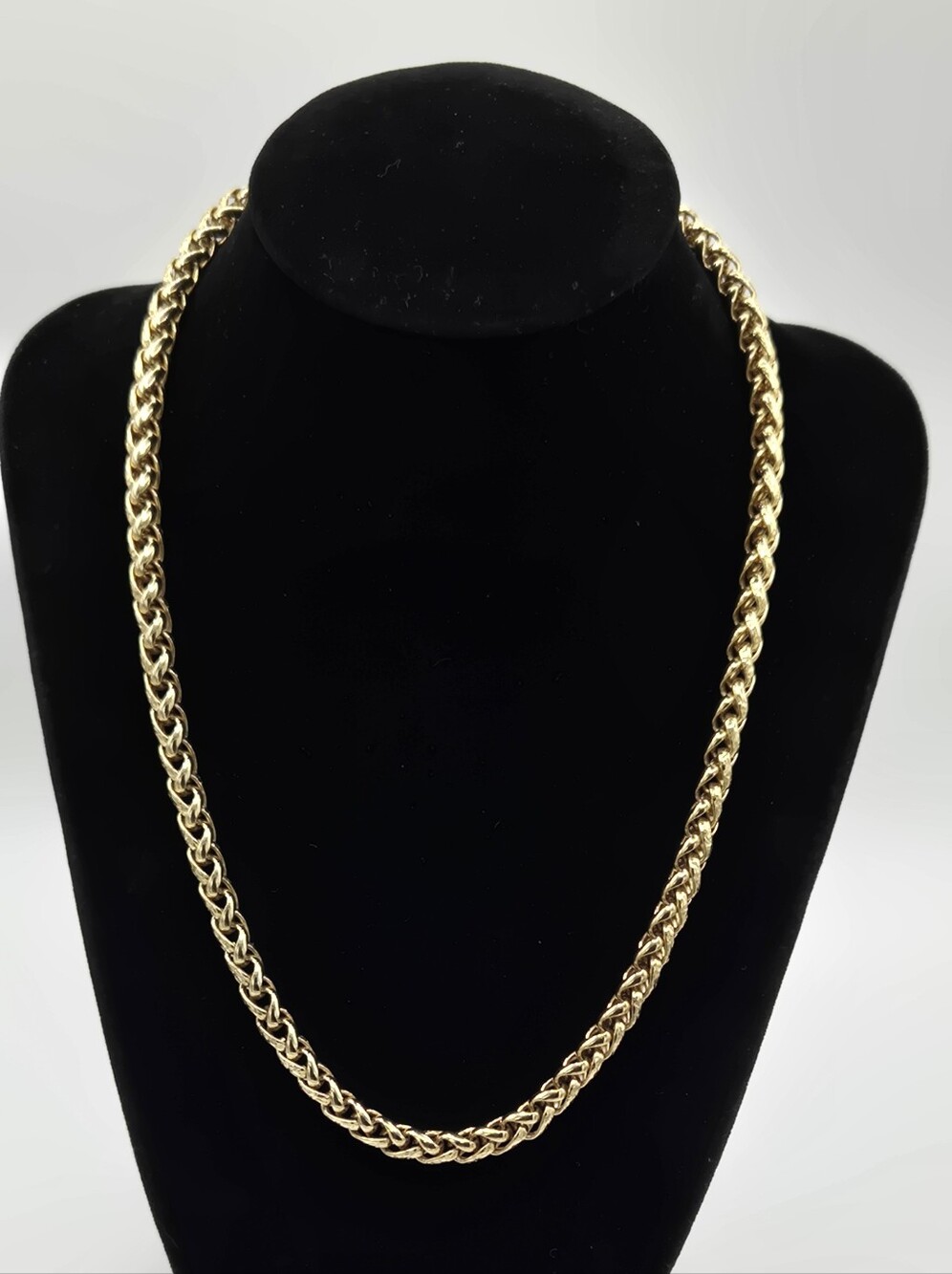 Gold Plated Rope Chain Necklace